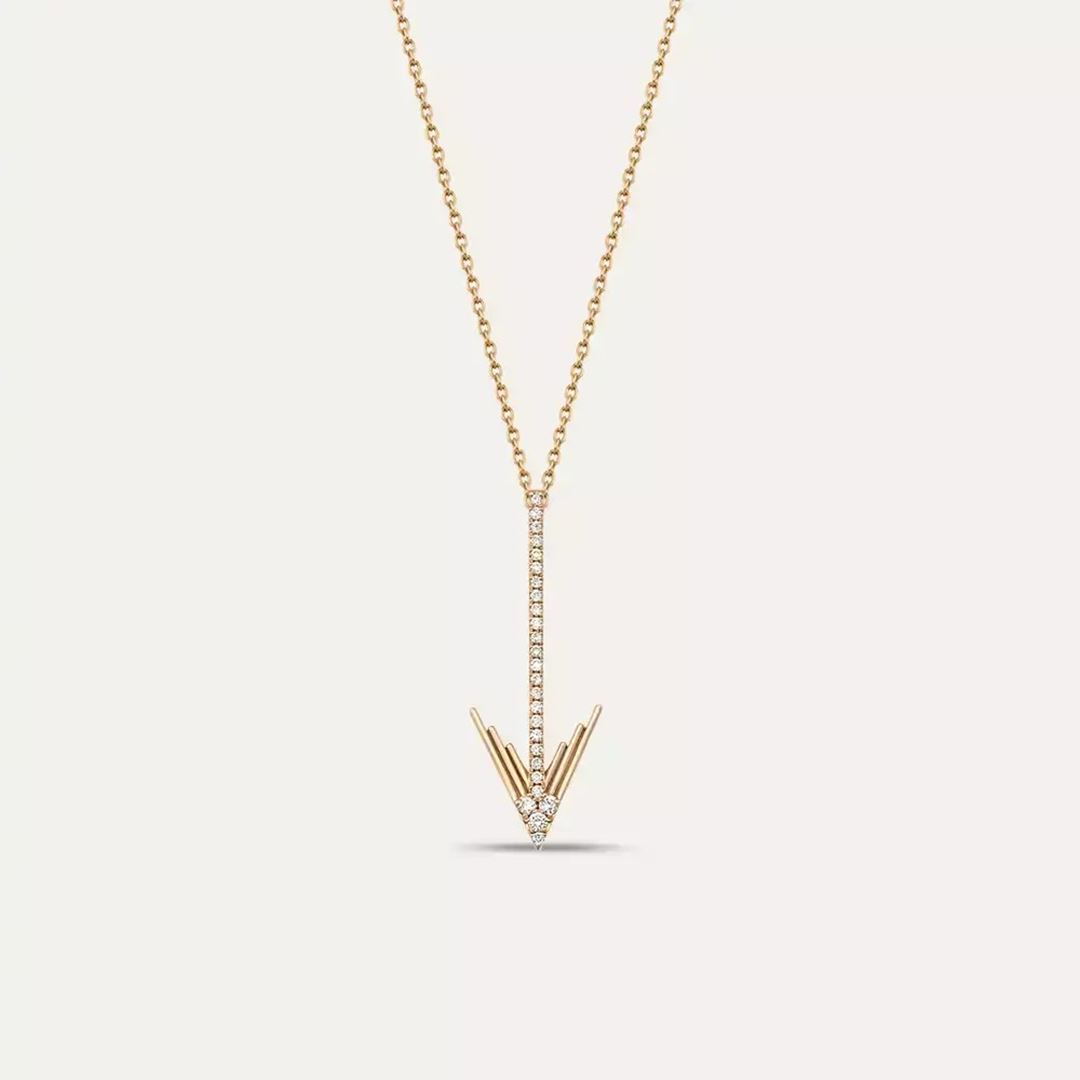 Levy Pırlanta Taşlı Kolye