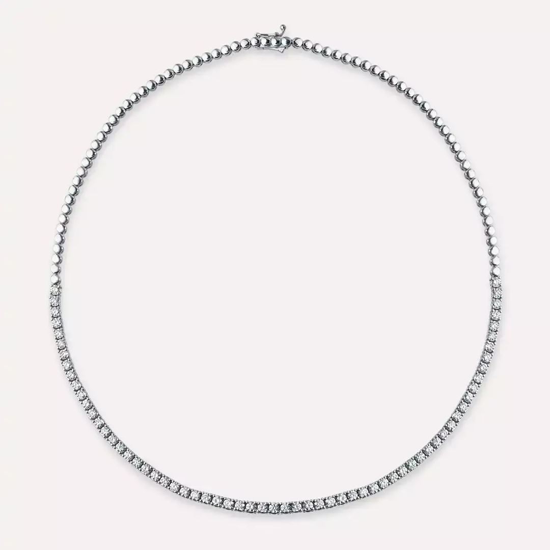 5.20 CT Pırlanta Taşlı Suyolu Gerdanlık