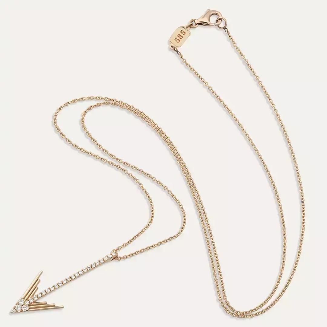 Luvia Pırlanta Taşlı Kolye