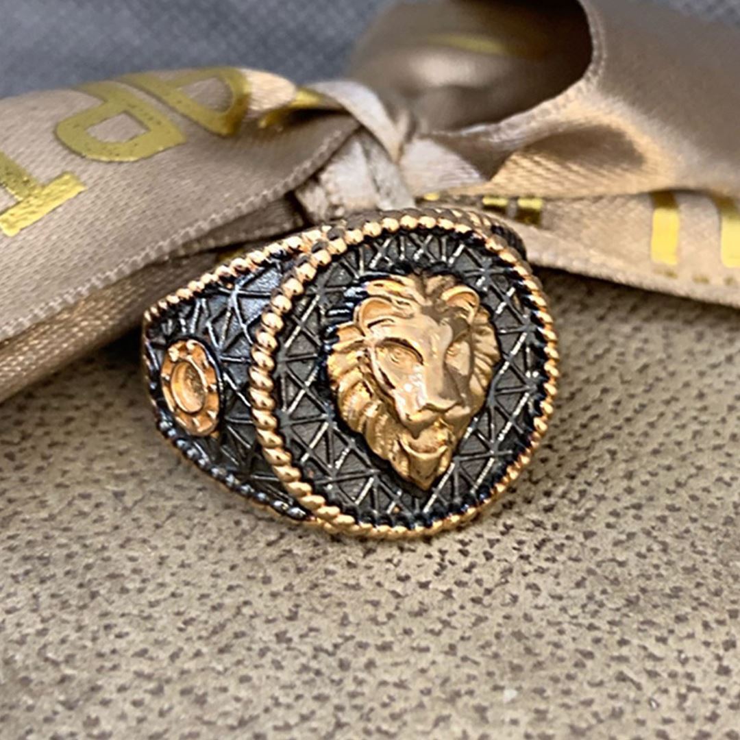 Erkek Aslan Altın Yüzük ER0023