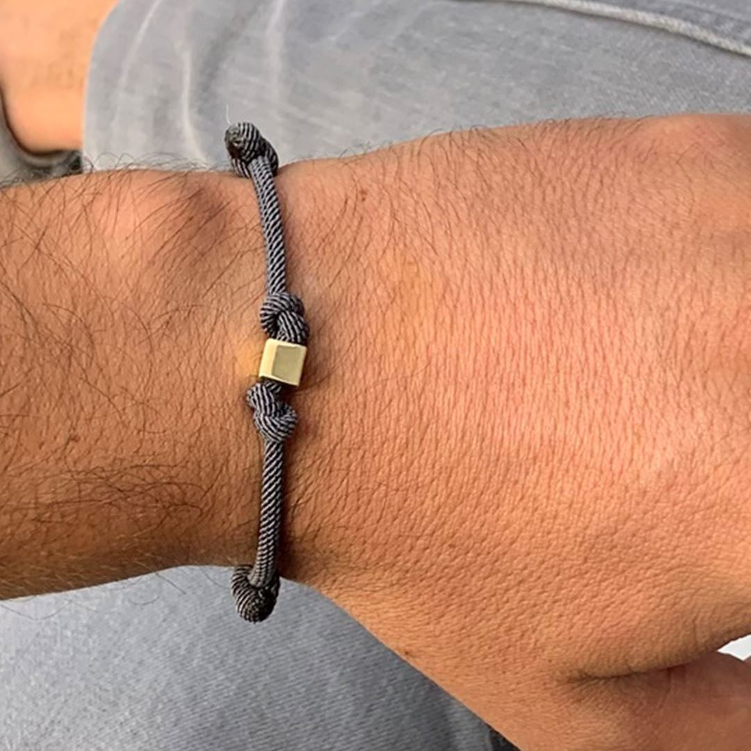 Unisex İpli Altın Bileklik Y01000 Kırmızı