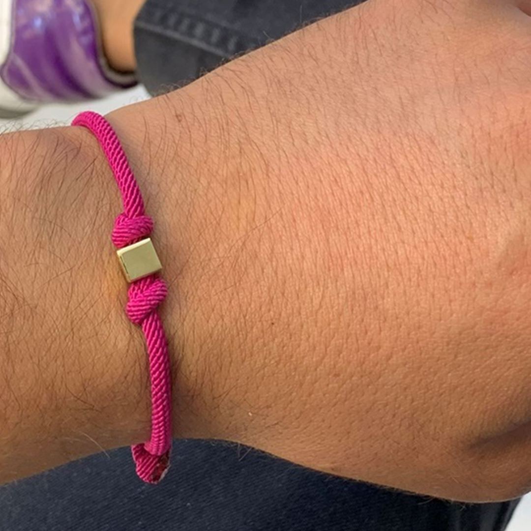 Unisex İpli Altın Bileklik Y01000 Kırmızı