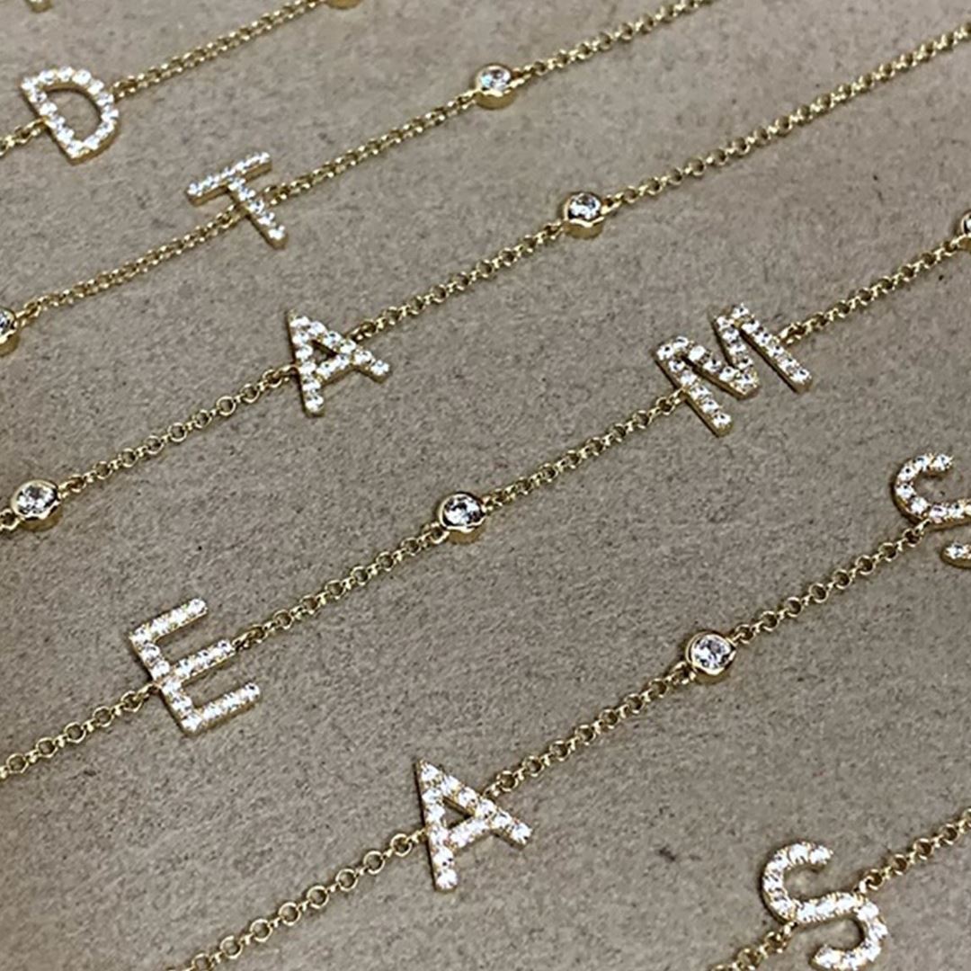 Taşli Harf Bileklik Y00748