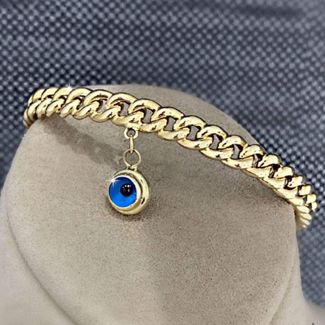 Gözlü Altın Bileklik Y00015