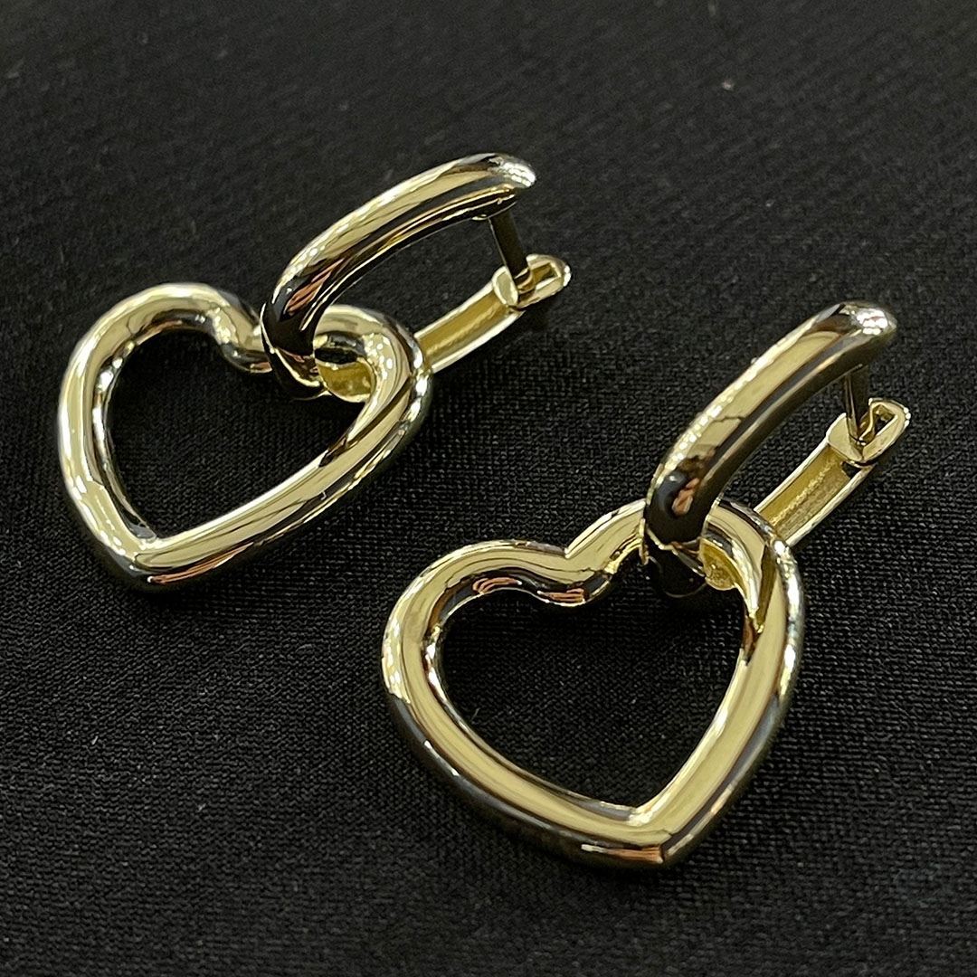 Özel Tasarım Kalp Küpe KP0089