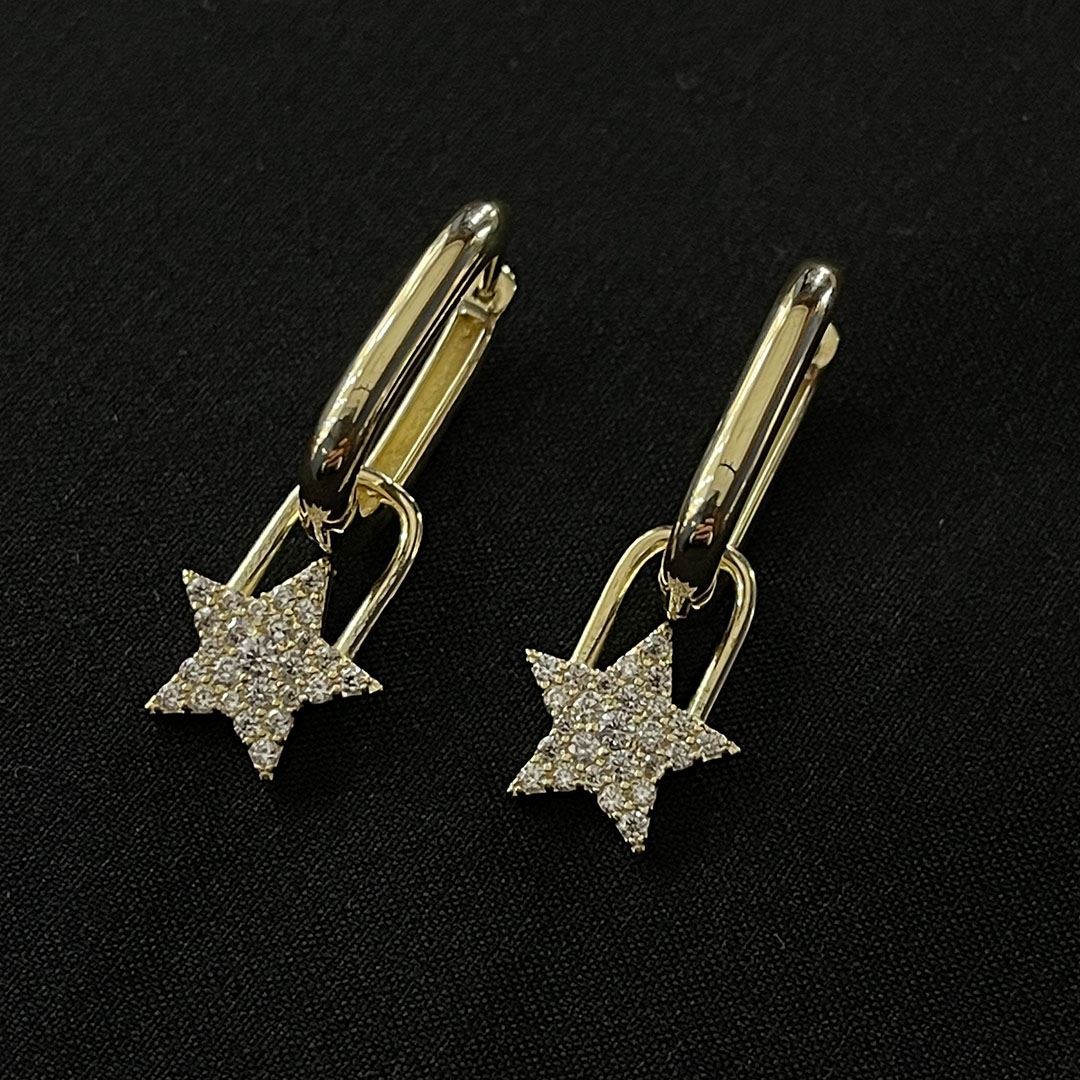 Özel Tasarım Yıldız Küpe KP0095