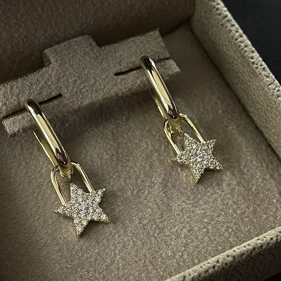 Özel Tasarım Yıldız Küpe KP0095