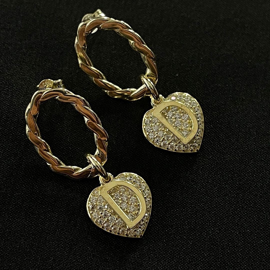 Özel Tasarım Harf Küpe KP0096