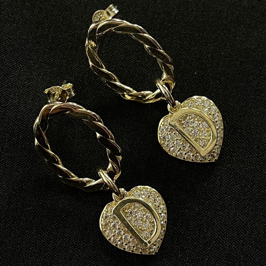 Özel Tasarım Harf Küpe KP0096