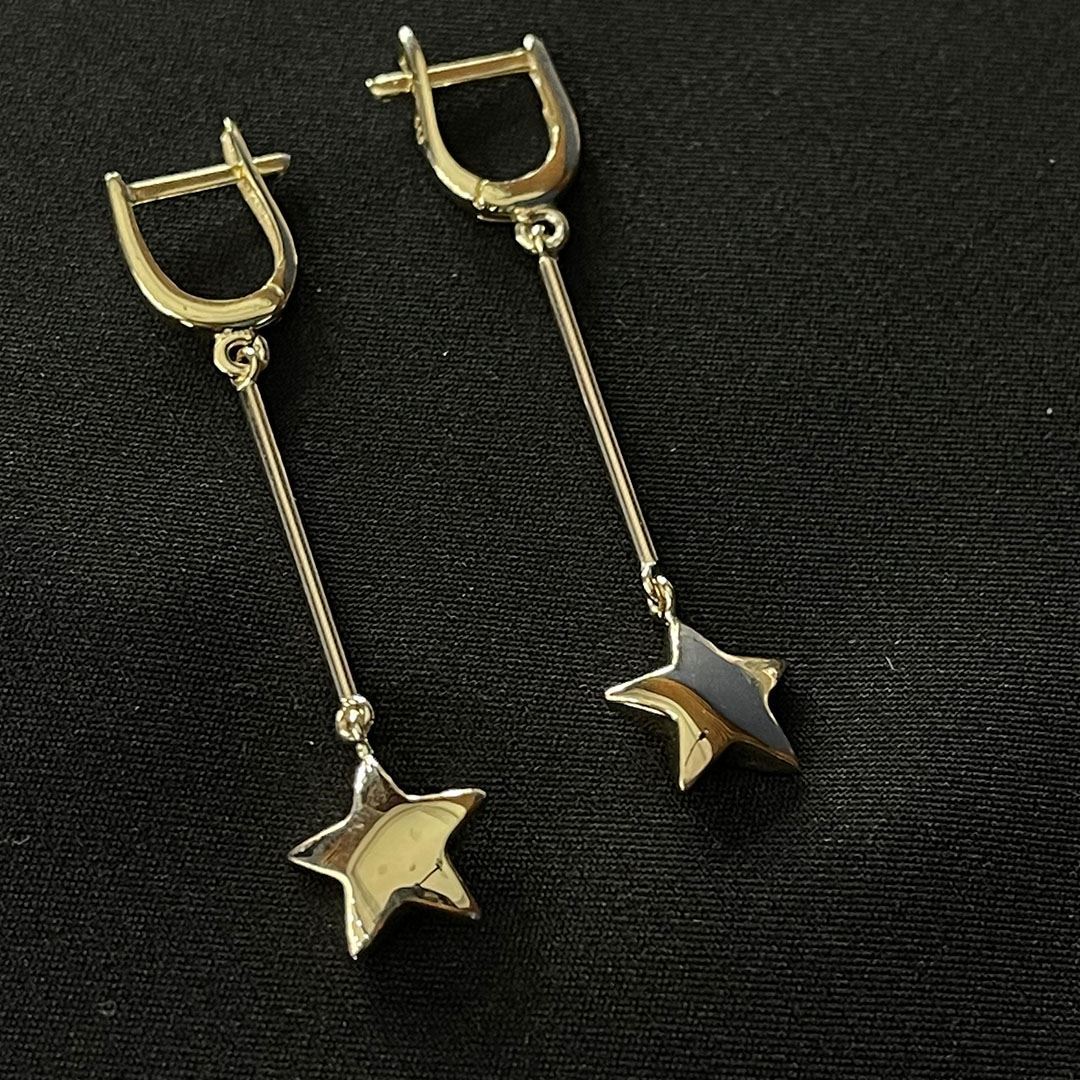 Yıldız Sallantılı Küpe KP0102