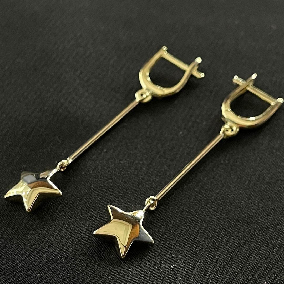 Yıldız Sallantılı Küpe KP0102