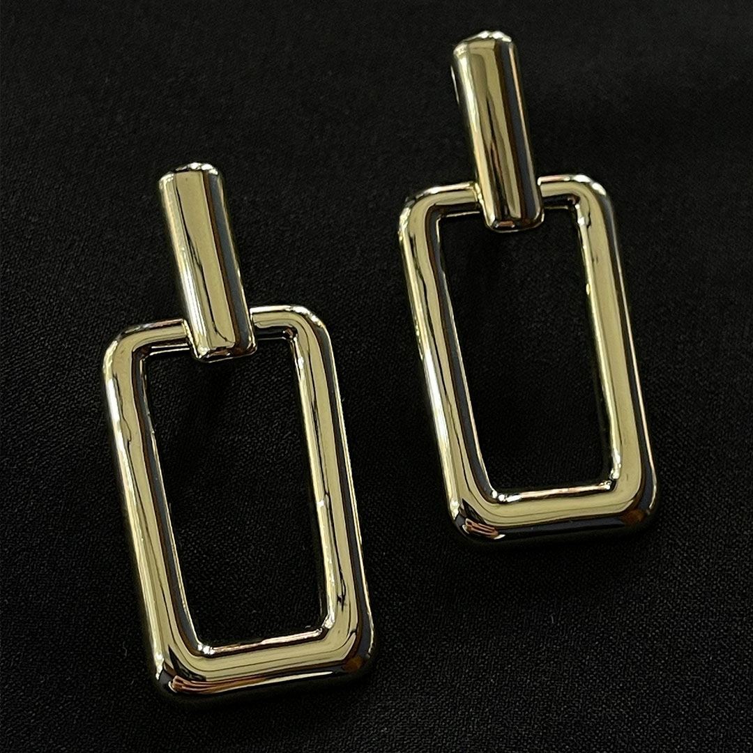 Özel Tasarım Dikdörtgen Küpe KP0104