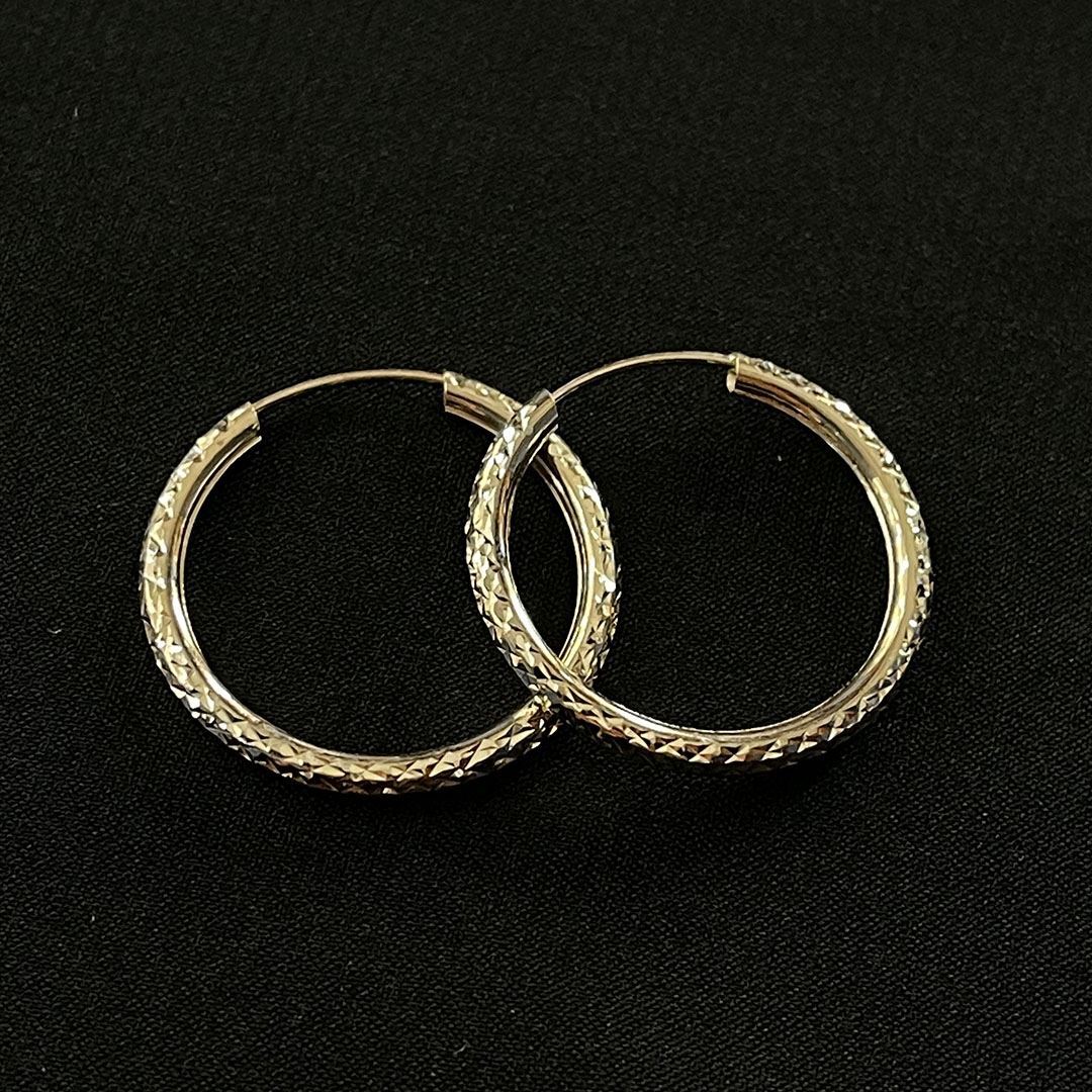 Desenli Halka Küpe KP0110