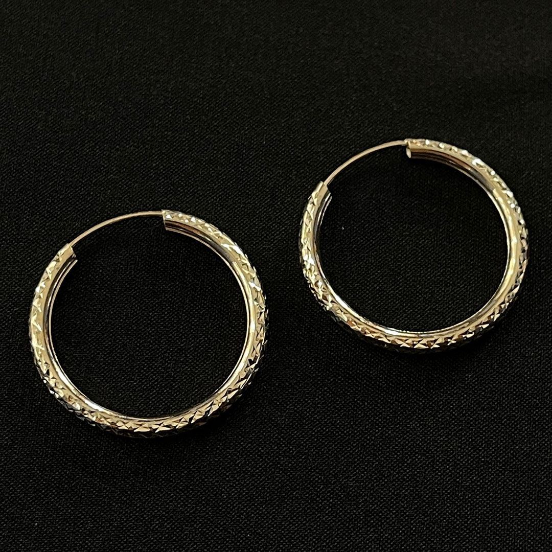 Desenli Halka Küpe KP0110