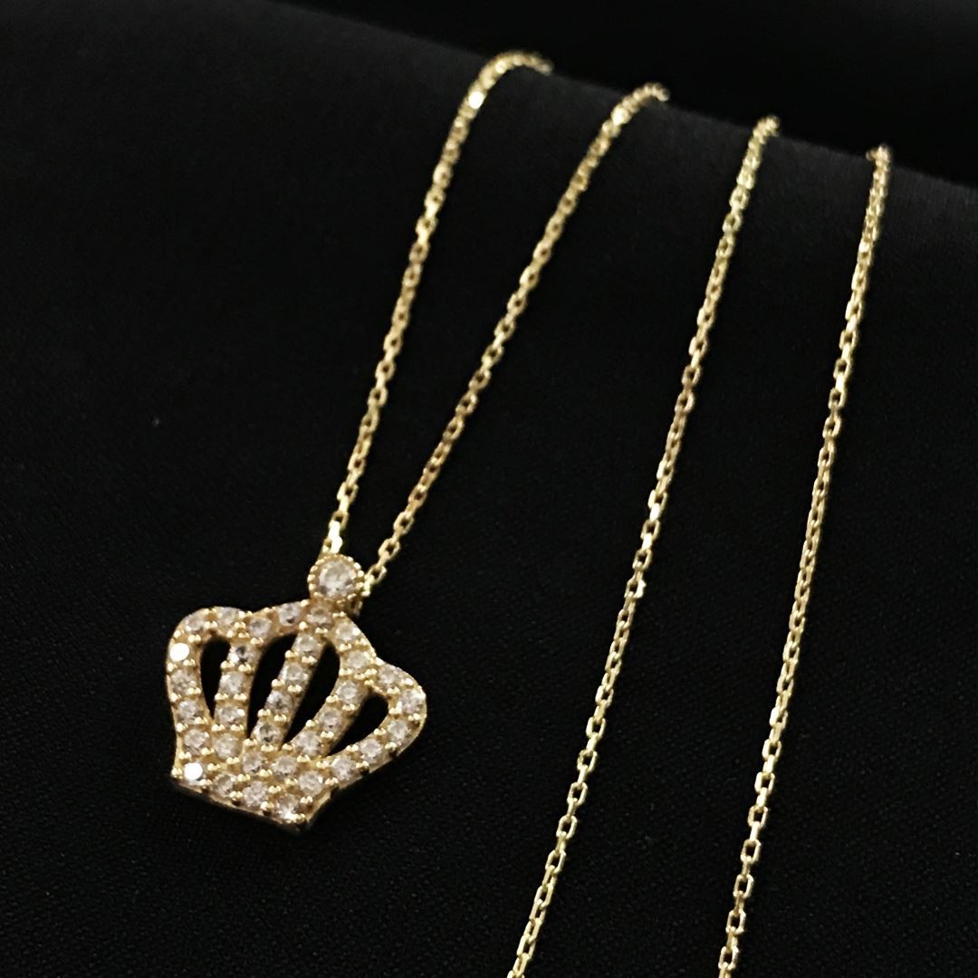 8 Ayar Taç Kolye 8A0005