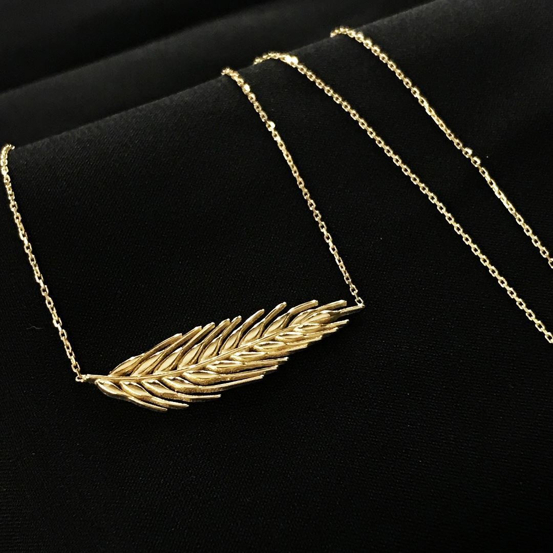 8 Ayar Buğday Kolye 8A0015