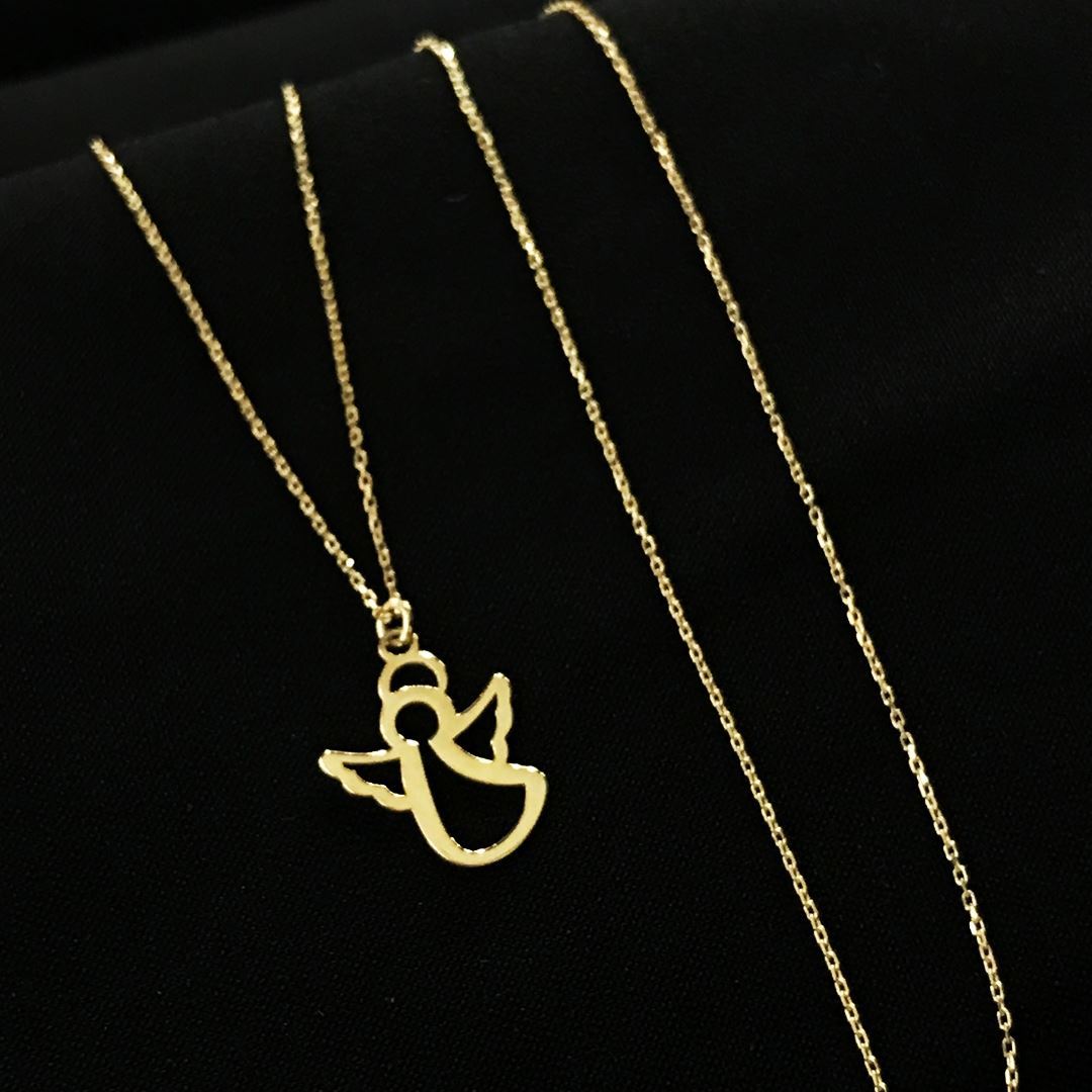 8 Ayar Melek Kolye 8A0021