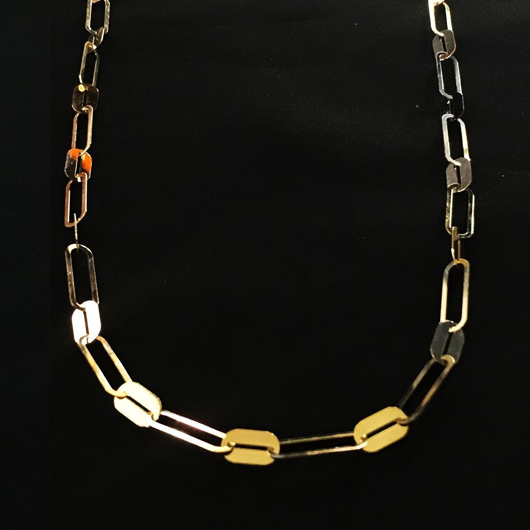 8 Ayar Düz Ataç Kolye 8A0031