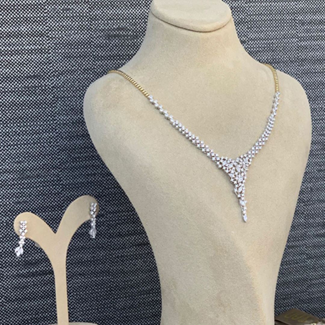 Pırlanta Montörlü Altın Düğün Takı Seti SET0013