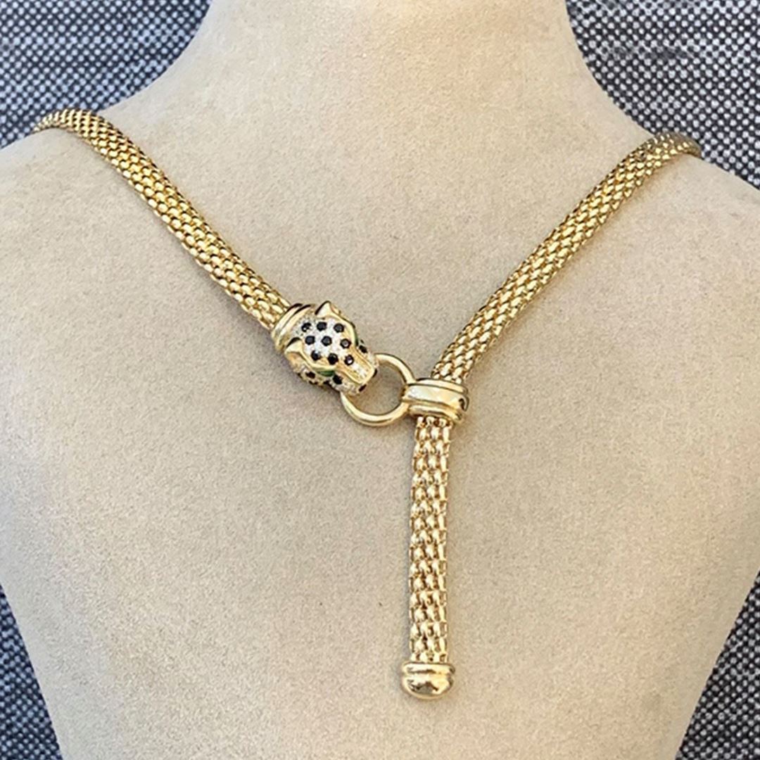 İtalyan Kaplan Altın Takı Set Y00116