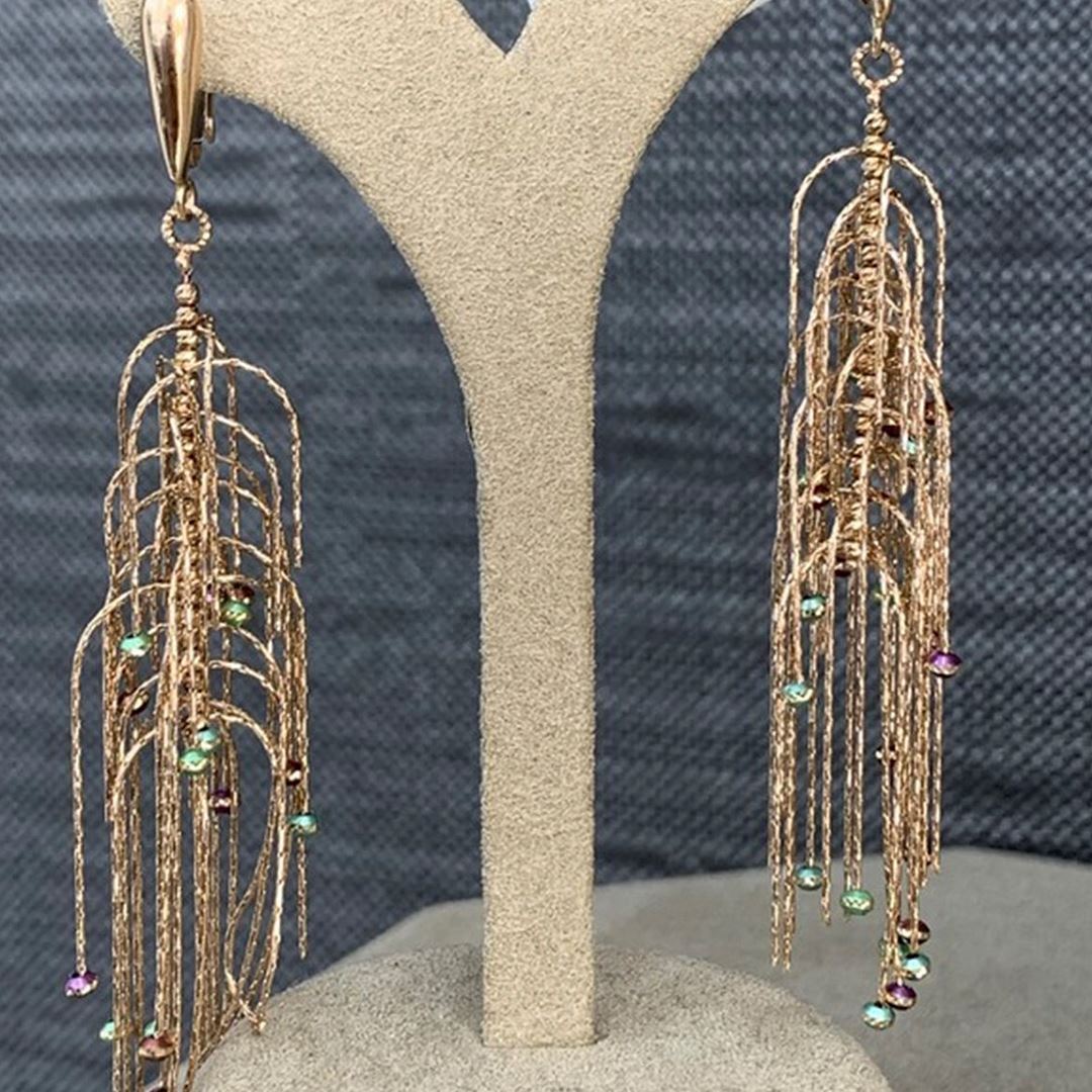 Saçaklı Altın Takı Seti Y00226