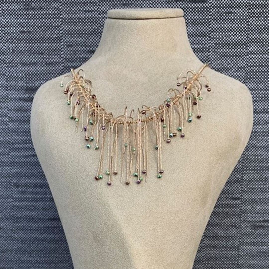 Saçaklı Altın Takı Seti Y00226