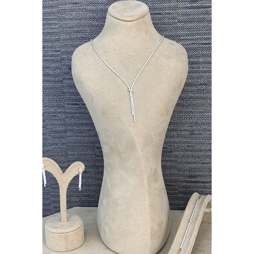 Tek Sıra Su Yolu Altın Takı Set Y00233