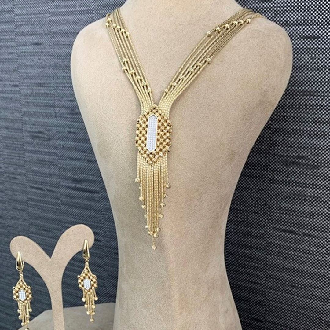 Dorika Altın Takı Seti Y00486