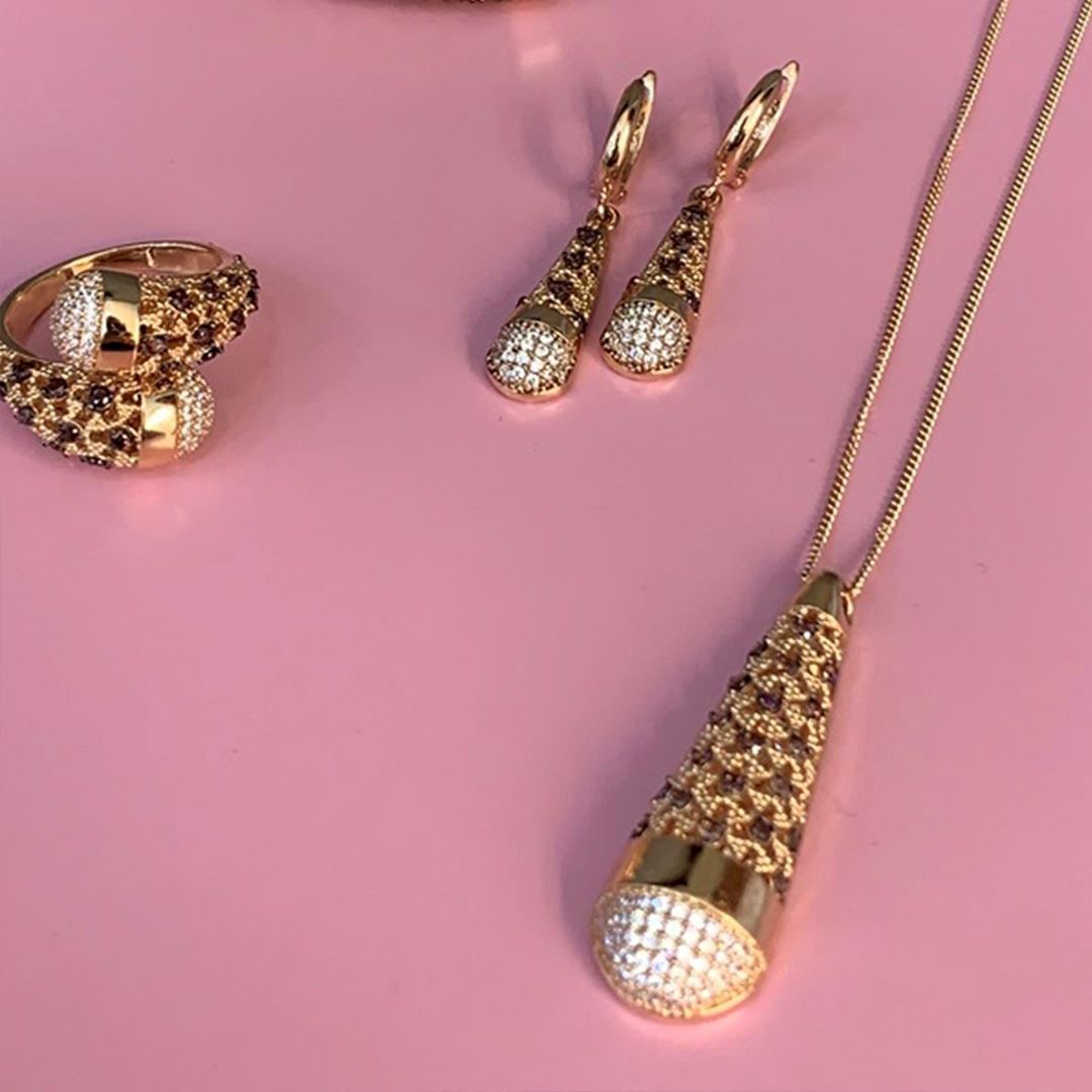 İthal Altın Takı Seti Y00877