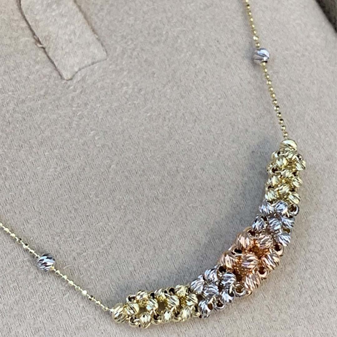 Dorika Toplu Altın Kolye KL0035