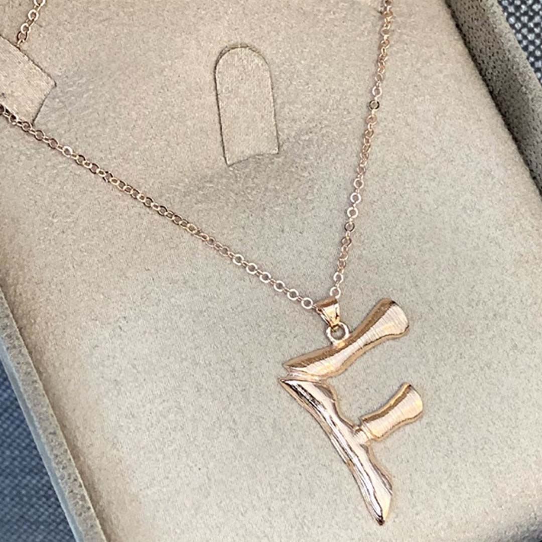 Harf Altın Kolye KL0177