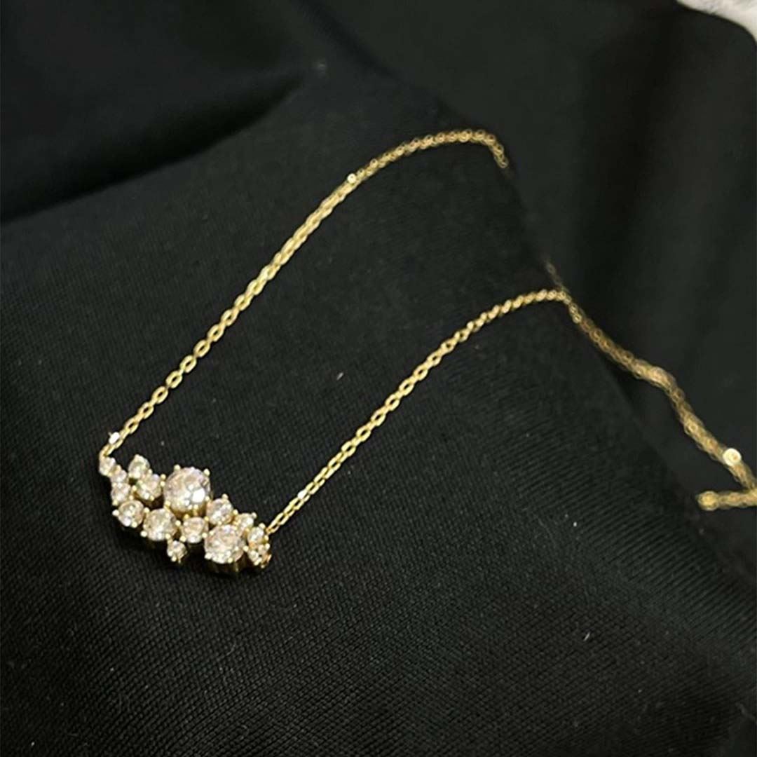 Minimal Taşlı Kolye KL0213