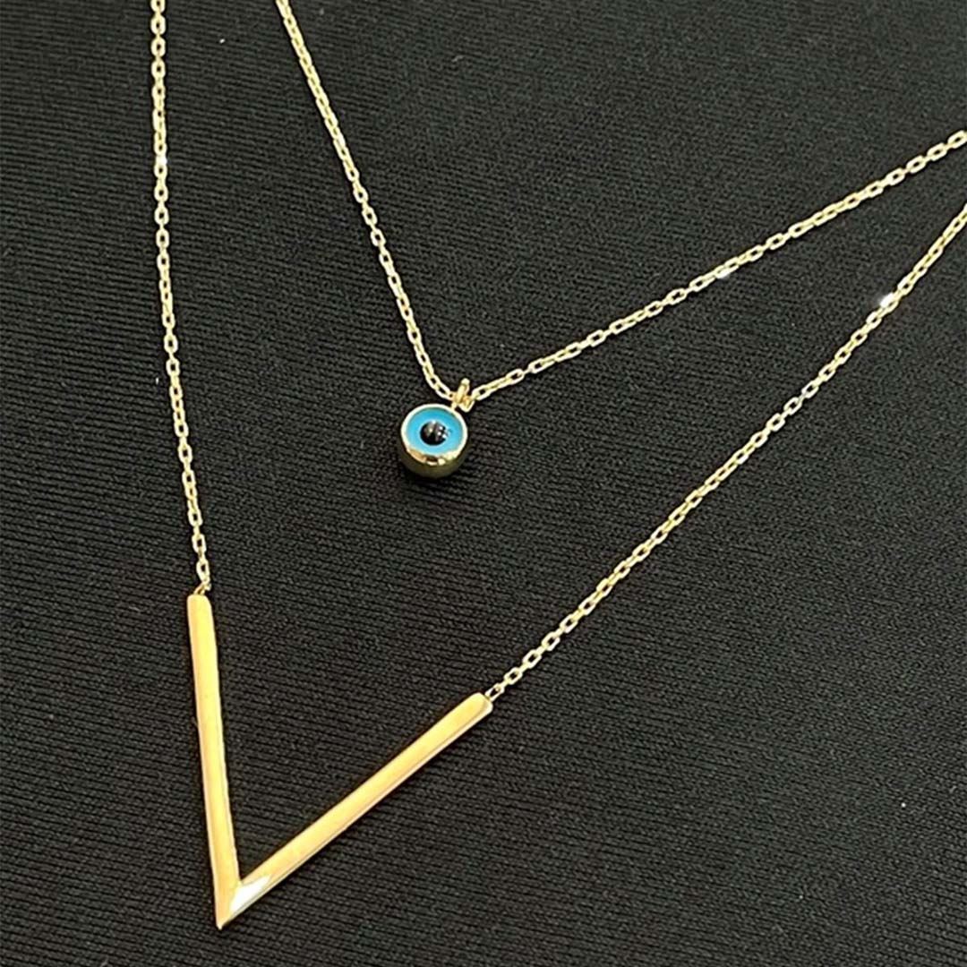 Tasarım Göz Kolye KL0220