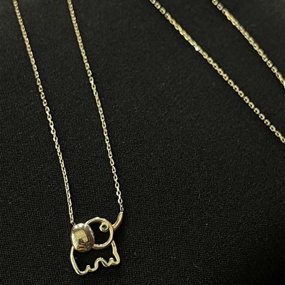 Fil Motifli Kolye KL0227