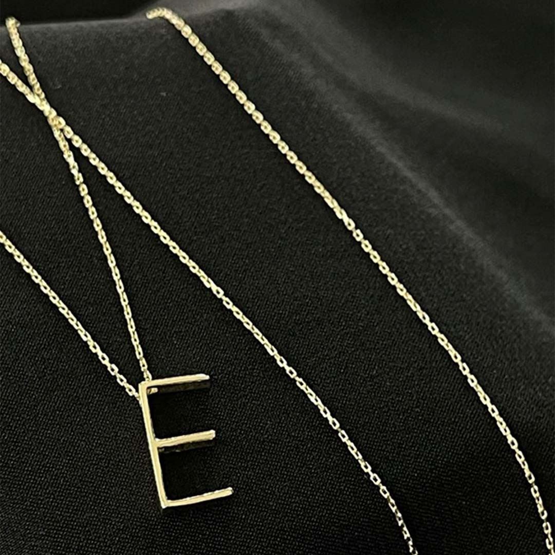 Minimal Harf Kolye KL0236