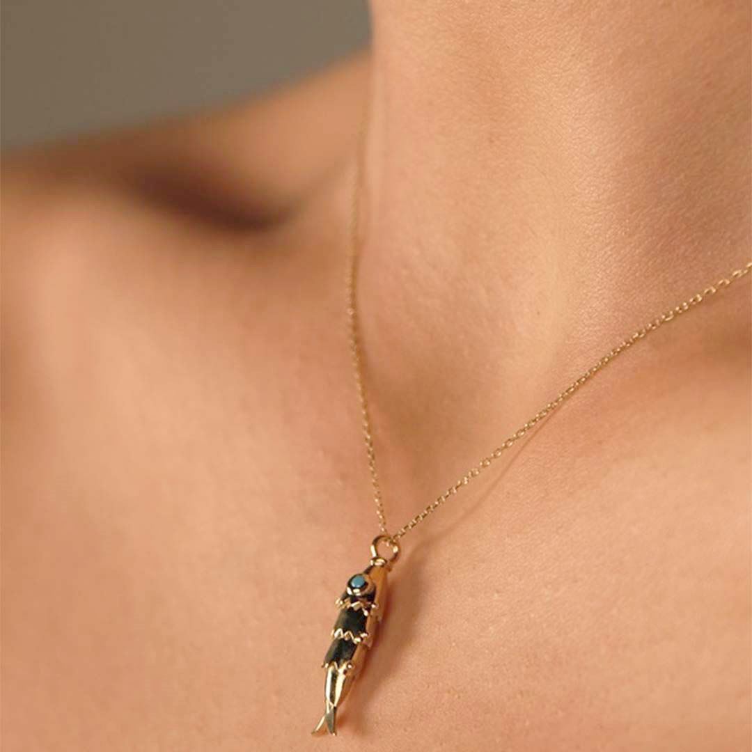 Balık Figürlü Kolye KL0240