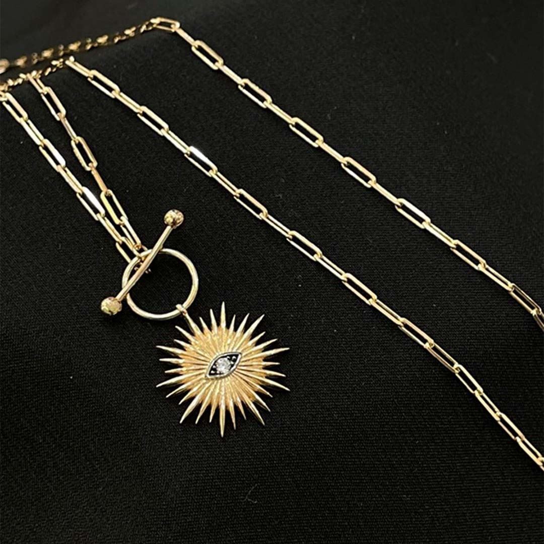 Özel Tasarım Göz Kolye KL0248