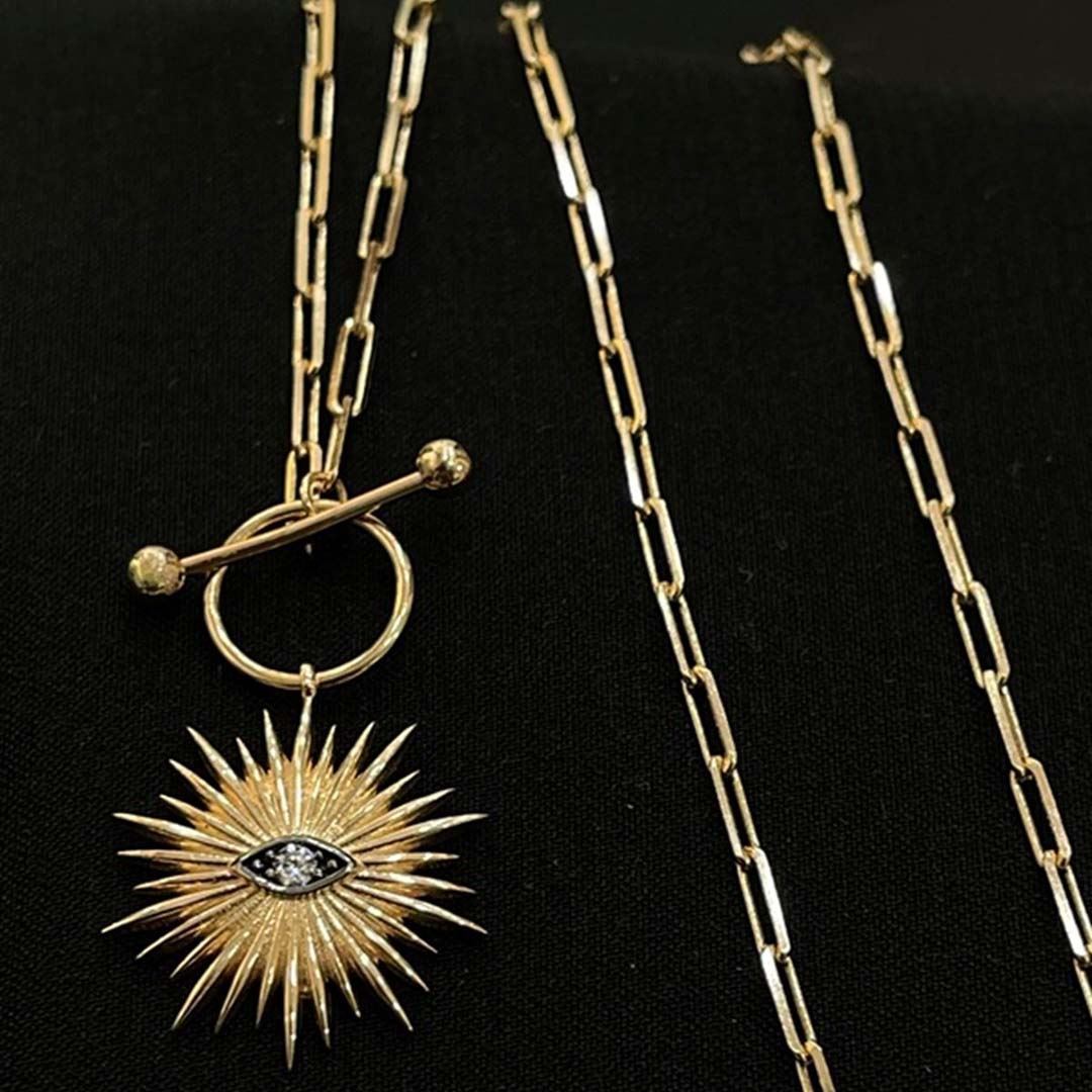 Özel Tasarım Göz Kolye KL0248