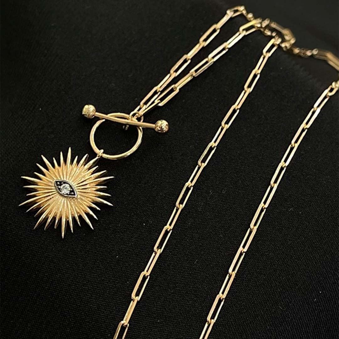 Özel Tasarım Göz Kolye KL0248