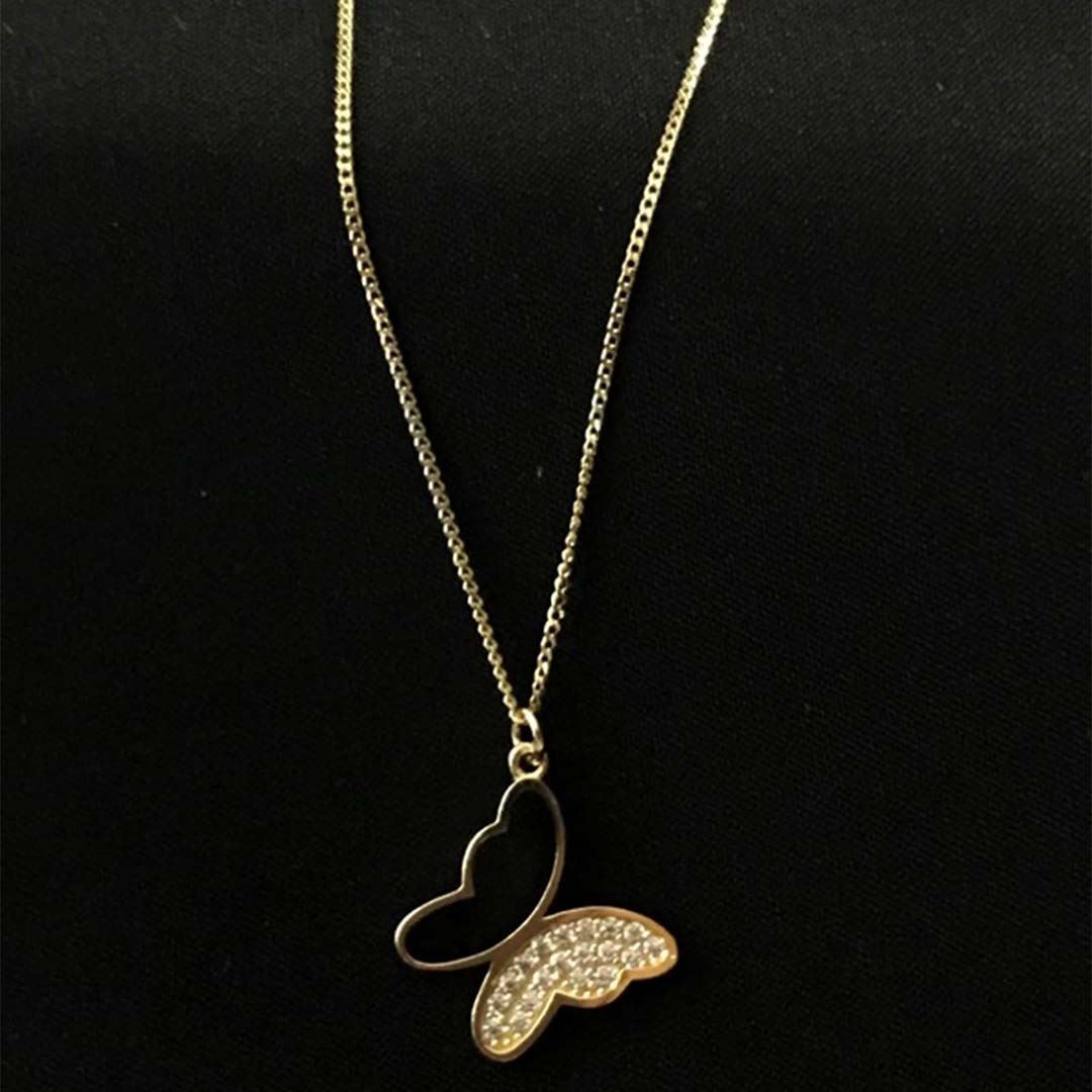 Kelebek Figürlü Kolye KL0256