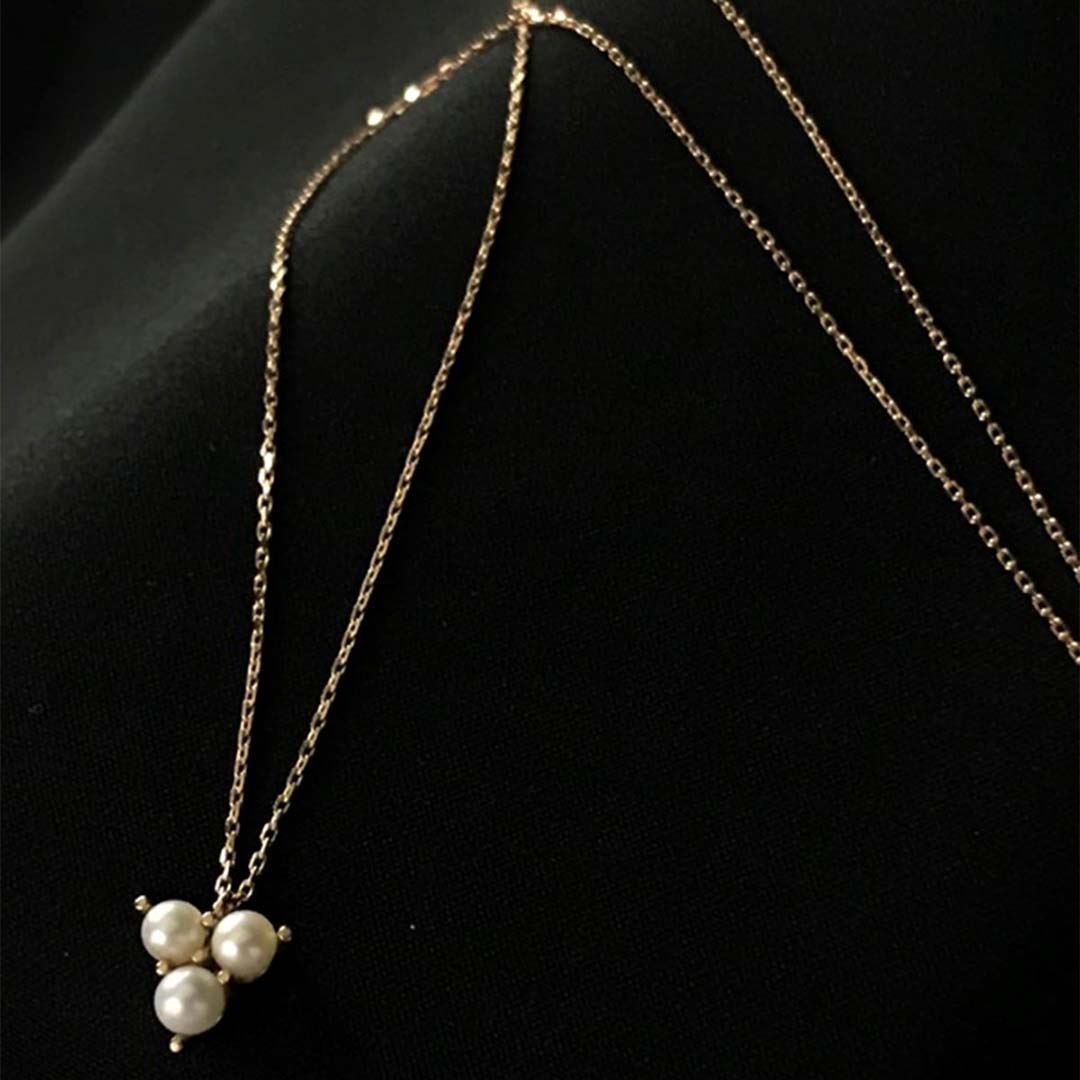 İnci Taşlı Kolye KL0257