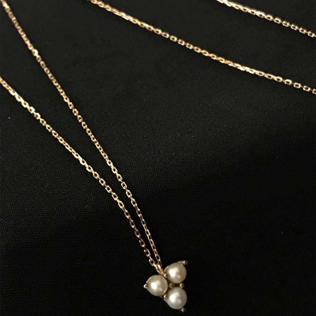 İnci Taşlı Kolye KL0257