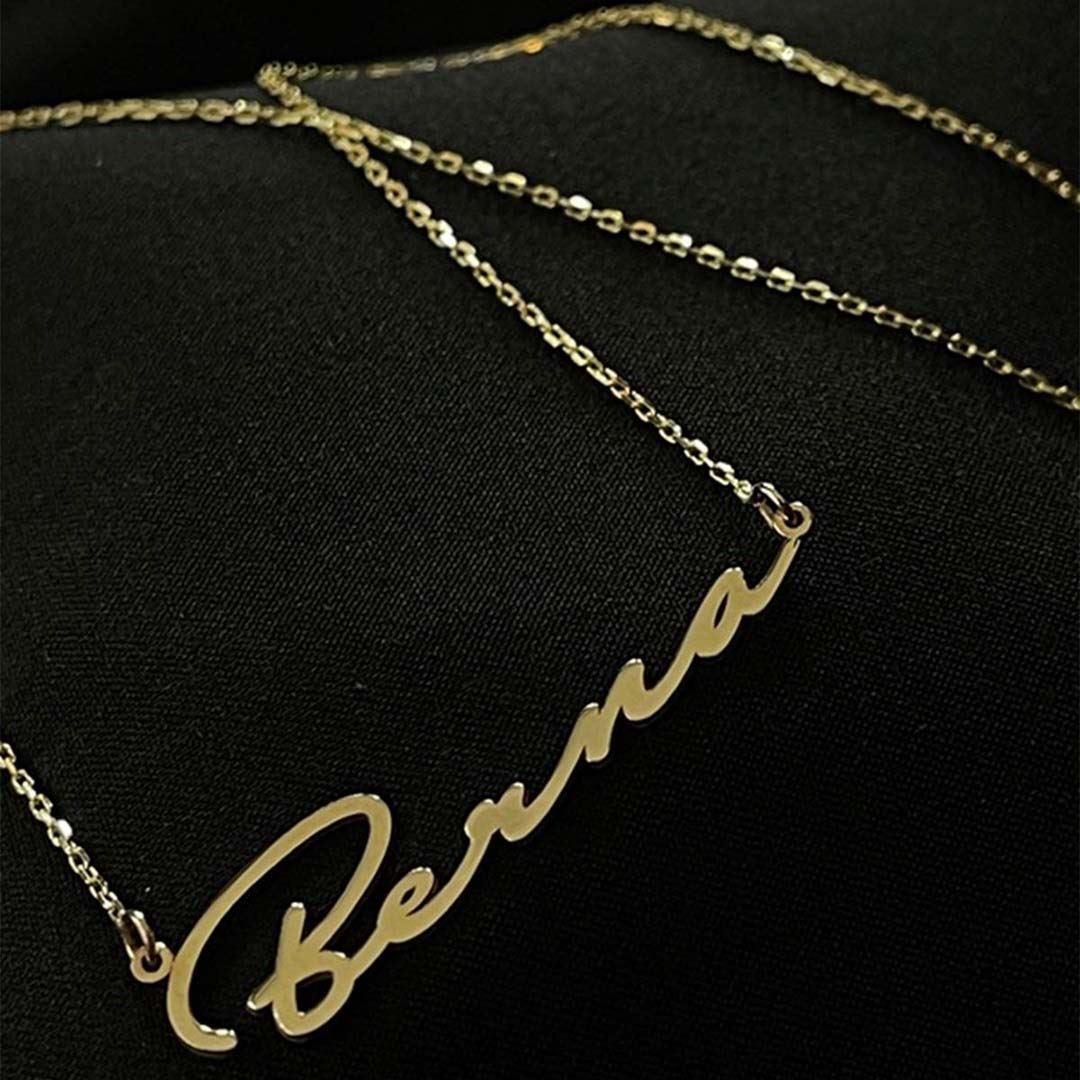 Özel Kesim İsim Kolye KL0261