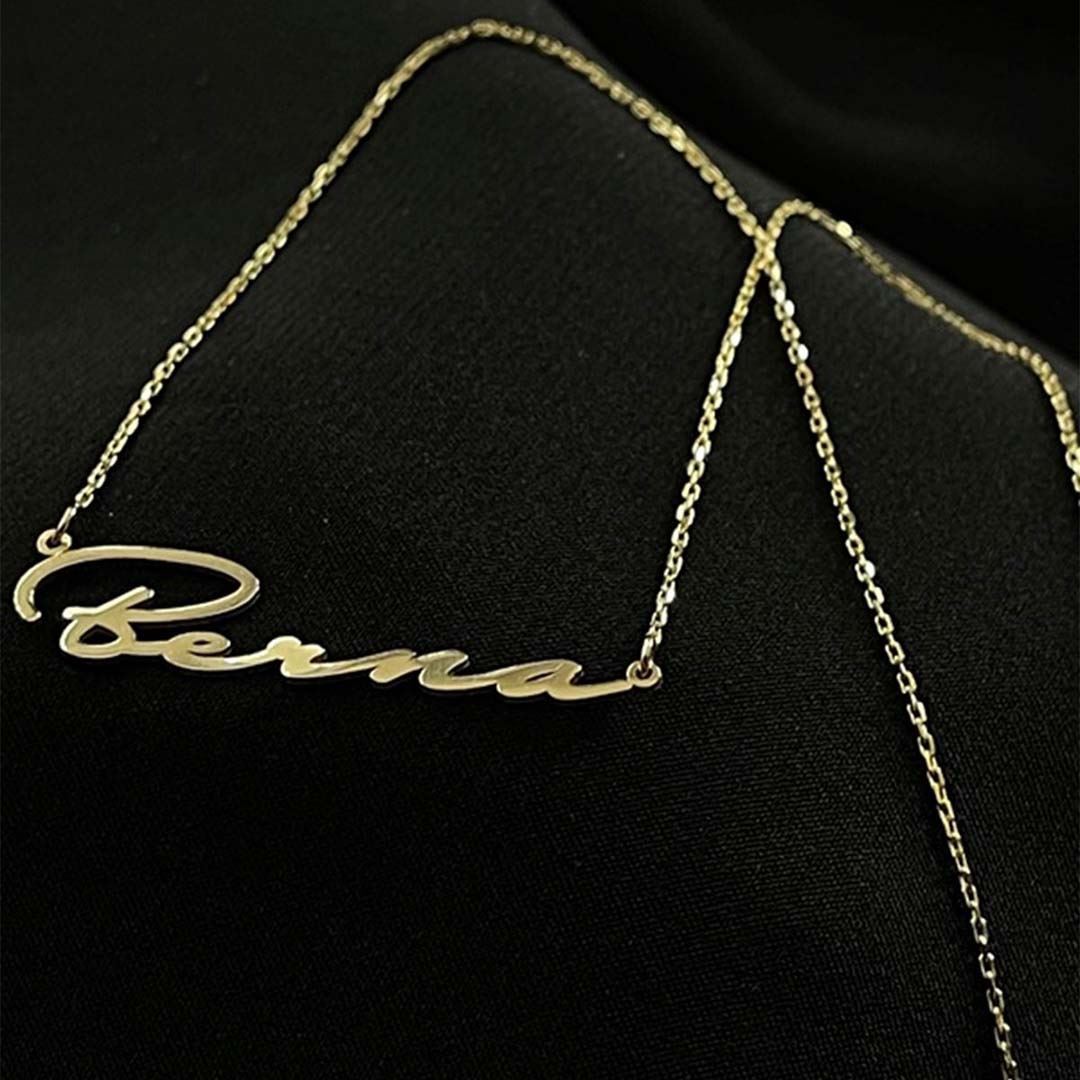 Özel Kesim İsim Kolye KL0261