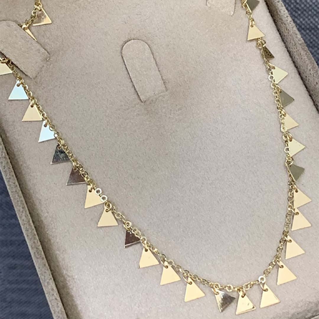 Pullu Altın Kolye Y00008