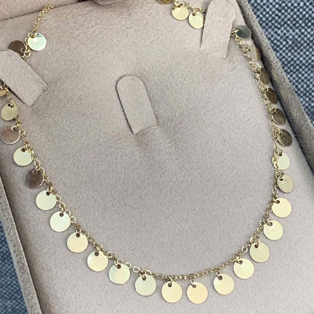 Pullu Altın Kolye Y00009