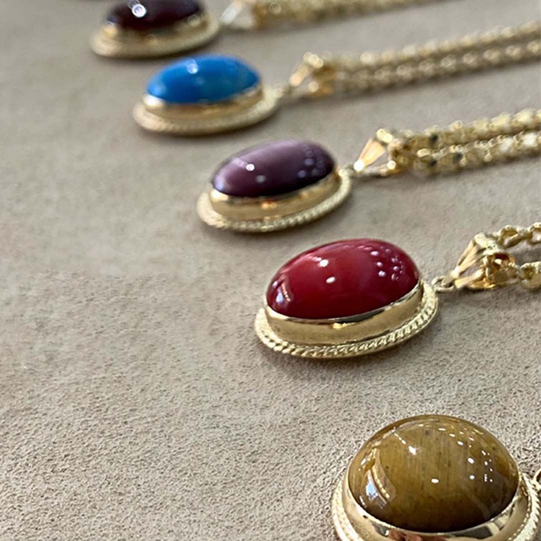 Renkli Taşlı Kolye Y00081