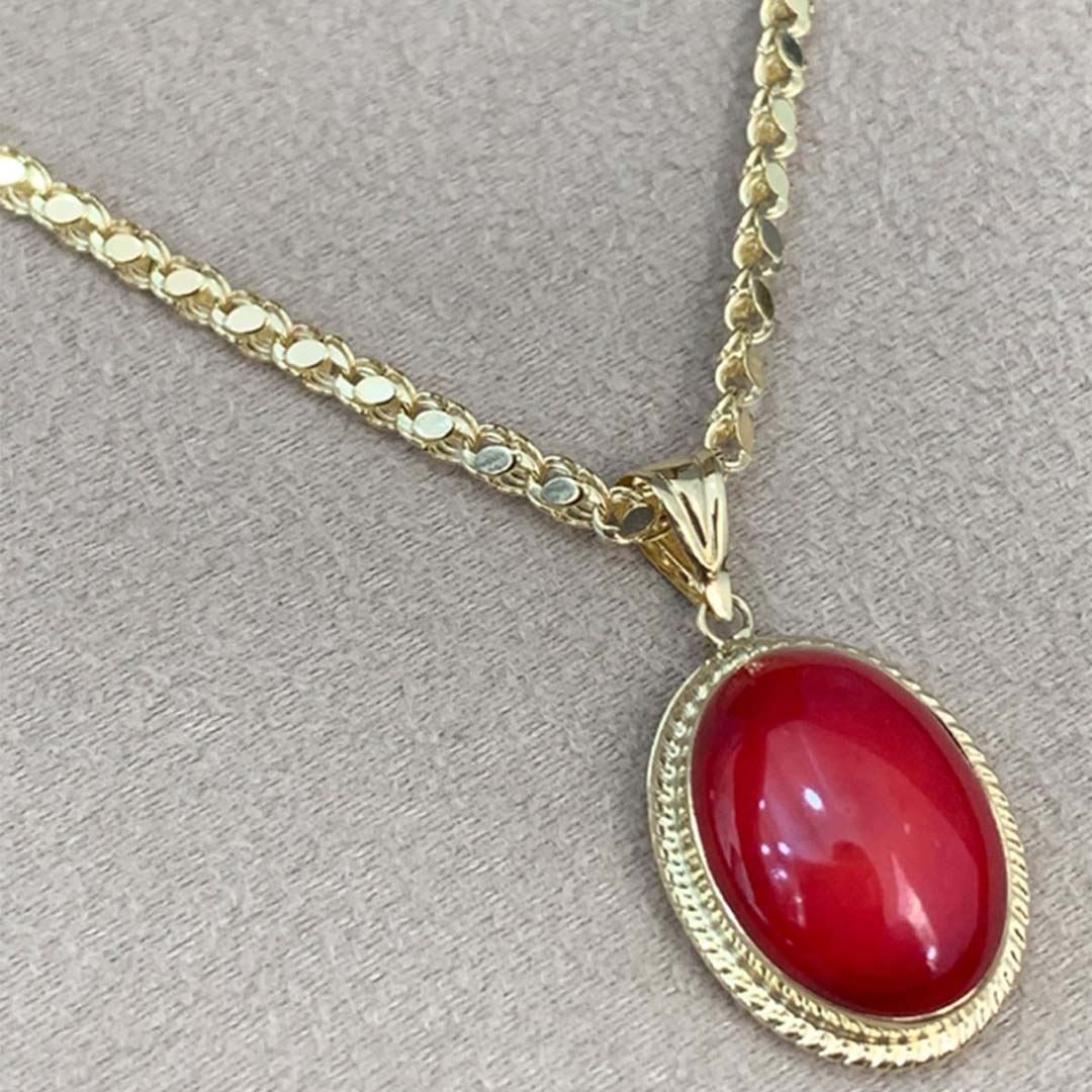 Renkli Taşlı Kolye Y00082