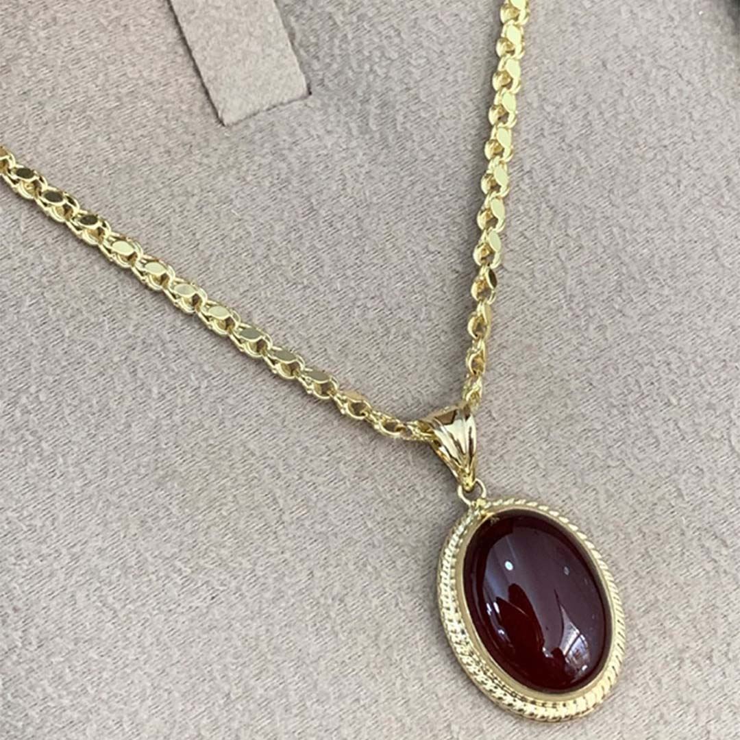 Renkli Taşlı Kolye Y00085