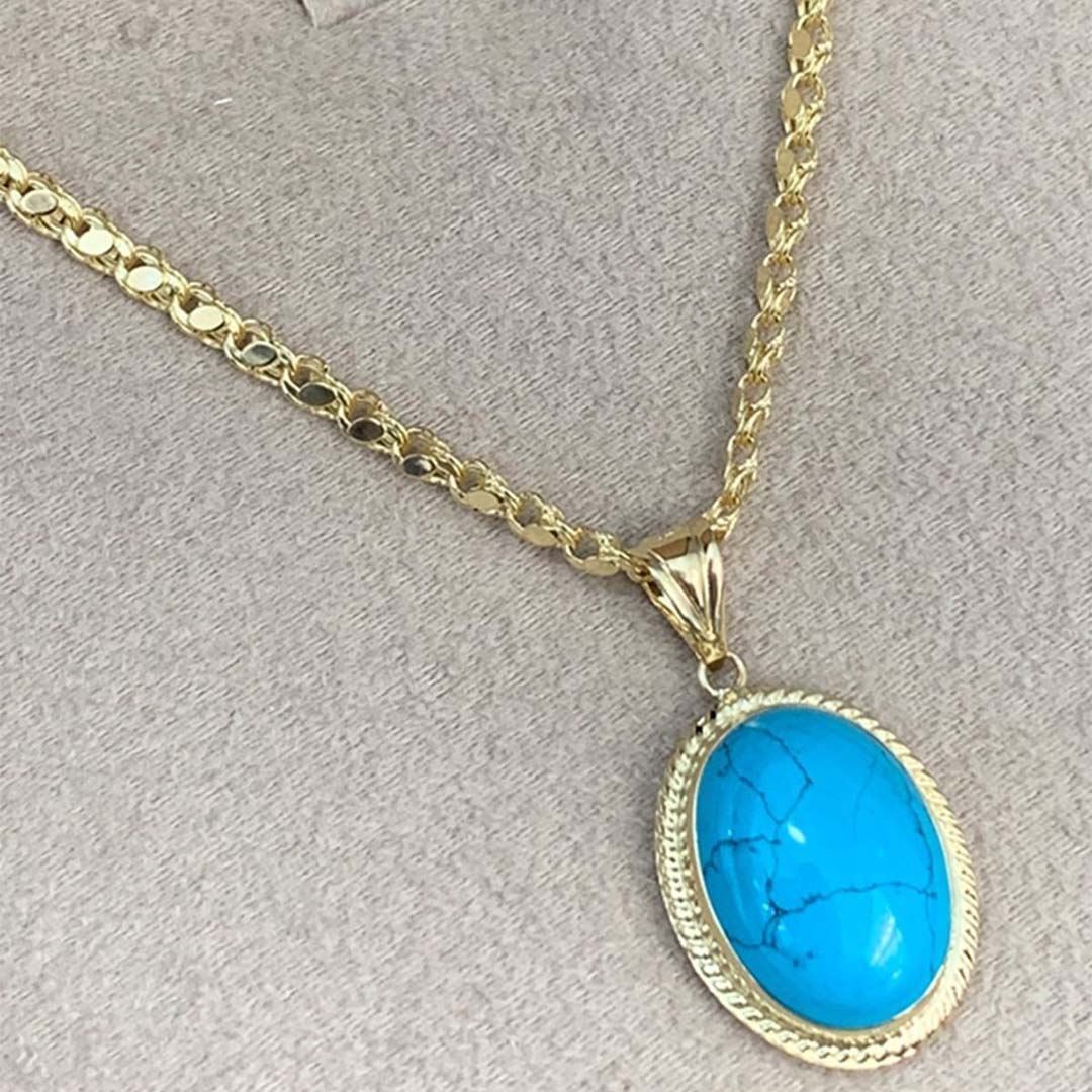 Renkli Taşlı Kolye Y00090